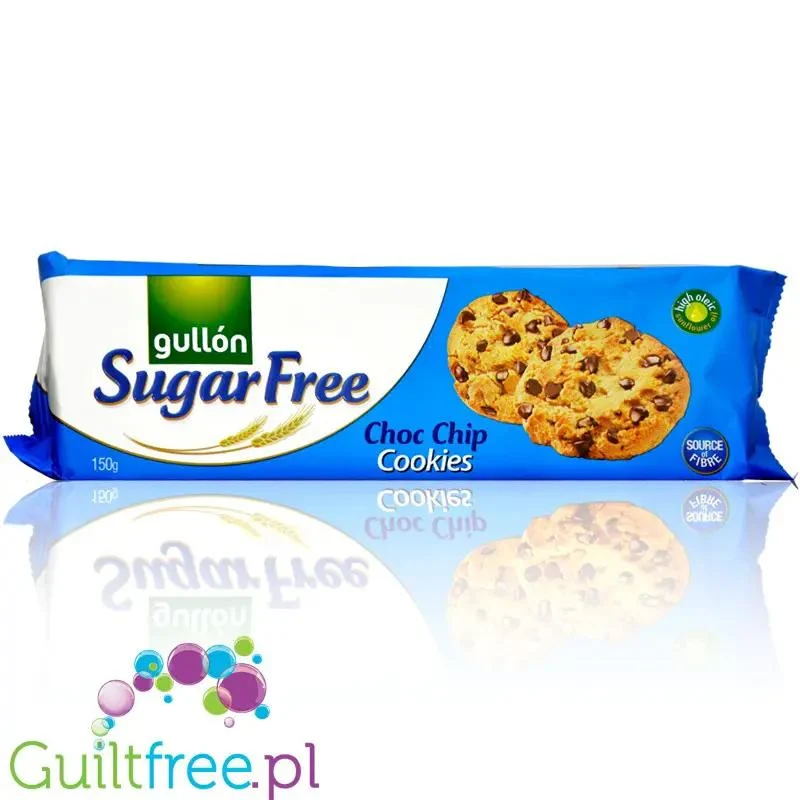 Gullón Choco Chip ZERO Ciastka bez cukru z kawałkami czekolady