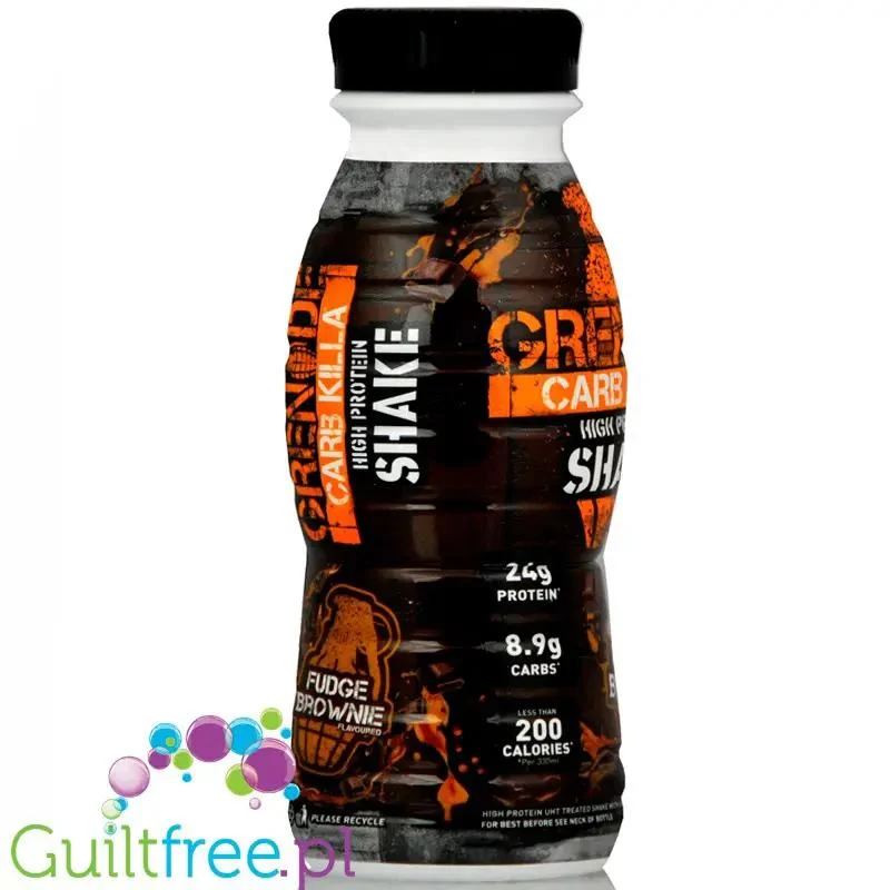Grenade Carb Killa Fudge Brownie czekoladowy protein drink 24g białka