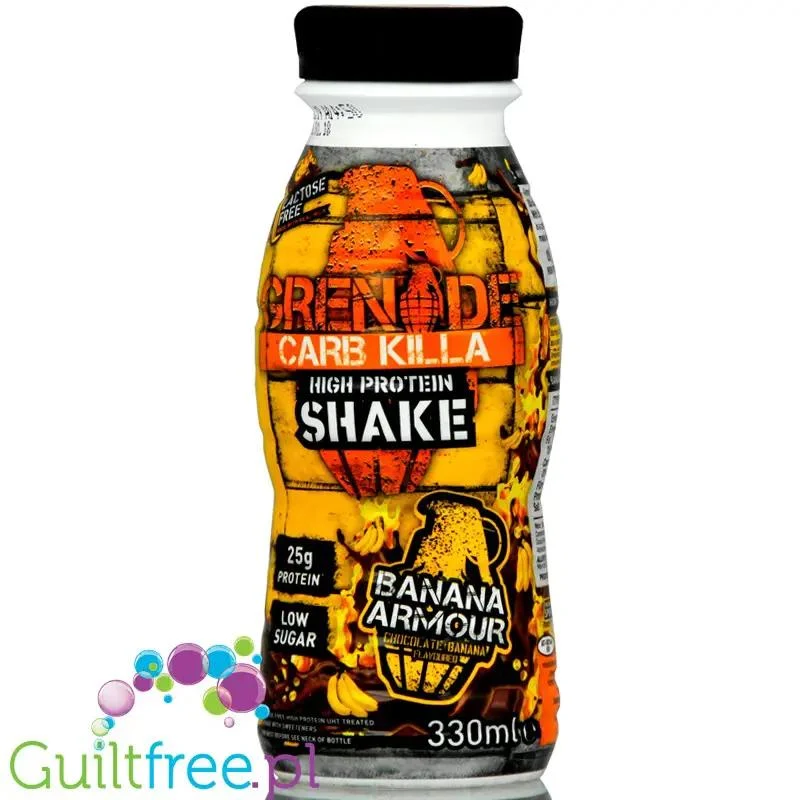 Grenade Carb Killa Banana Armour - szejk białkowy bez laktozy Banan & Czekolada
