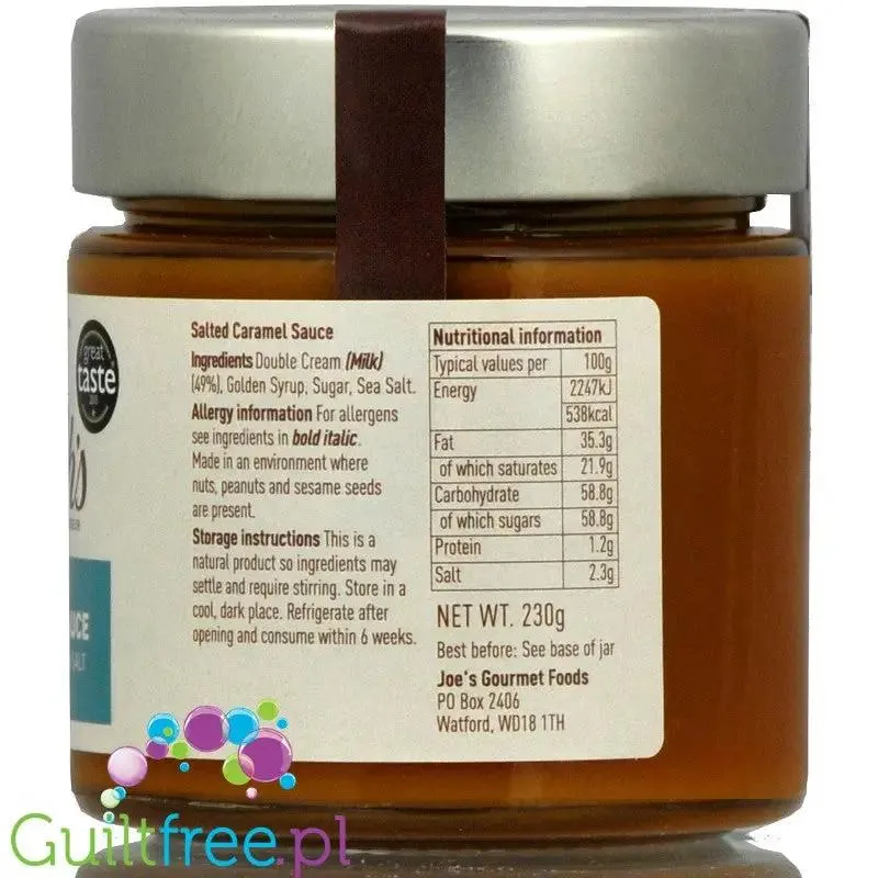 Joe & Seph's Salted Caramel Sauce (CHEAT MEAL) - najlepszy angielski solony karmel