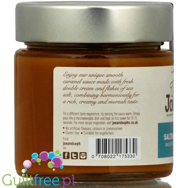 Joe & Seph's Salted Caramel Sauce (CHEAT MEAL) - najlepszy angielski solony karmel
