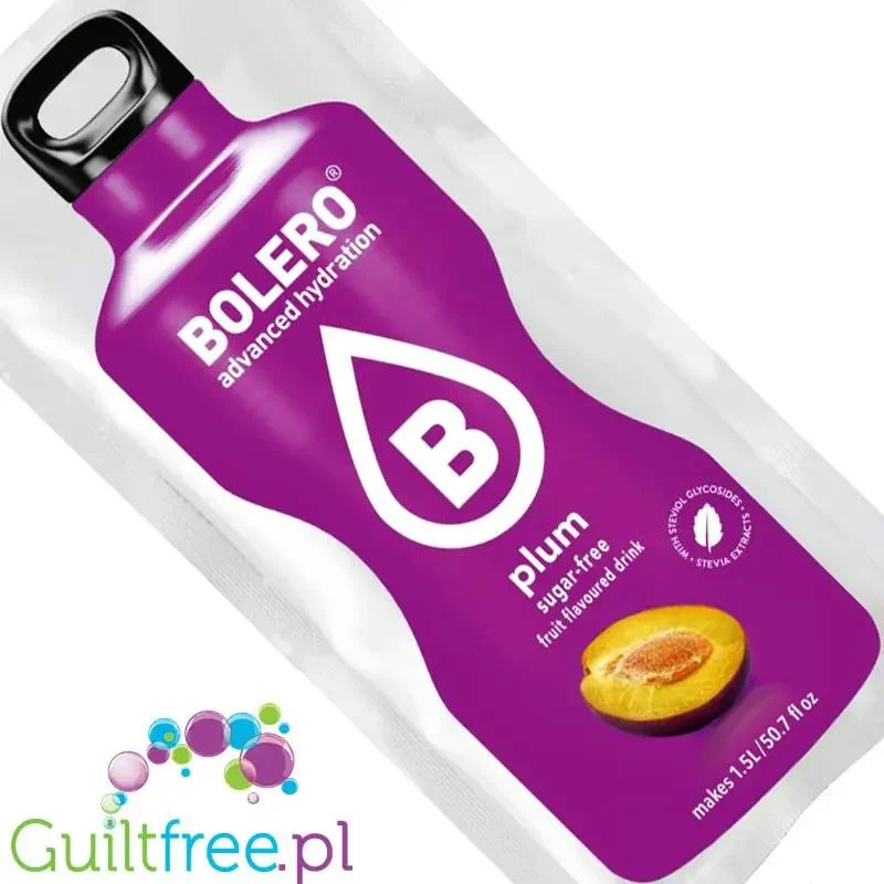 Bolero Drink Plum (Śliwka) - napój instant ze stewią 1,5L