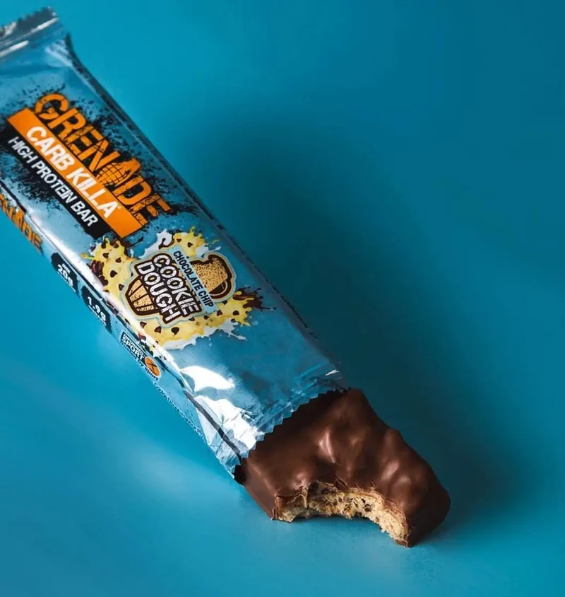Grenade Carb Killa Cookie Dough, baton białkowy z ksylitolem, Ciasteczka & Czekolada
