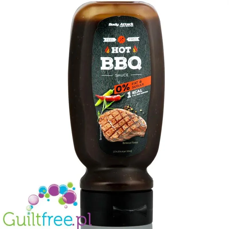 Body Attack Hot BBQ pikantny sos zero kalorii