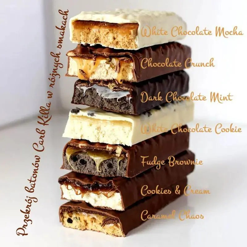 Grenade Carb Killa Dark Chocolate Mint - baton 23g białka, z ksylitolem, Czekolada & Mięta