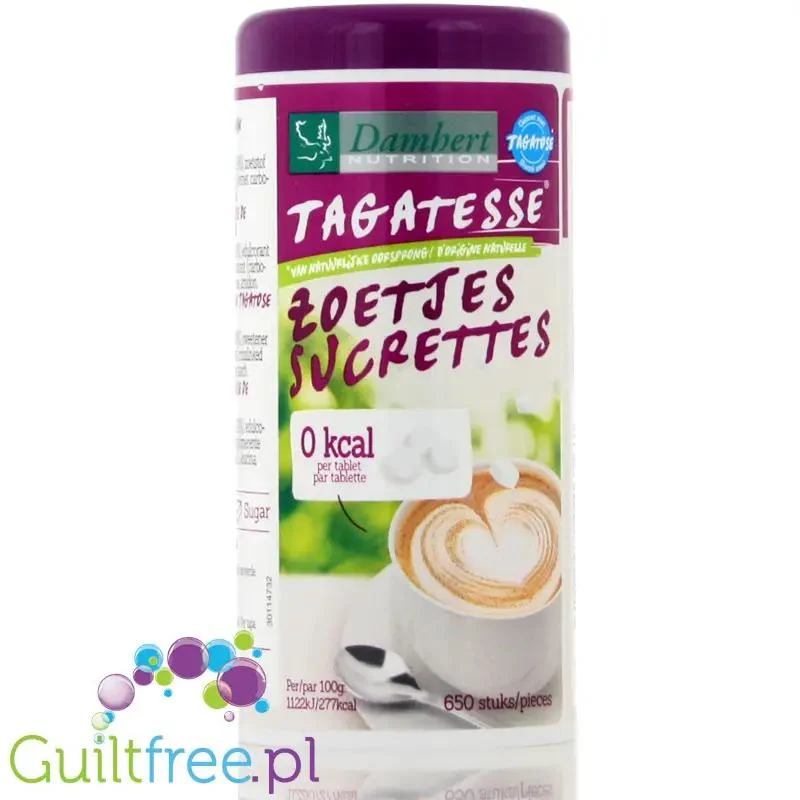 Tagatesse Sucrettes 0kcal - dyspenser 650 tabletek, słodzik zero kalorii w pastylkach z tagatozą