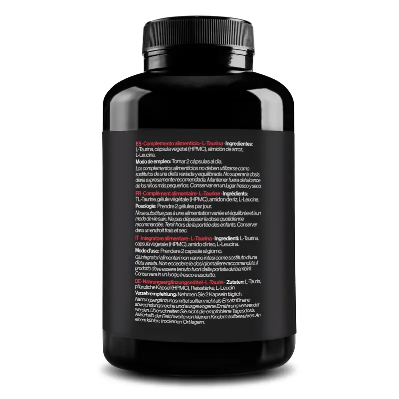 Zenement L-Taurine, 180 vegan capsules
