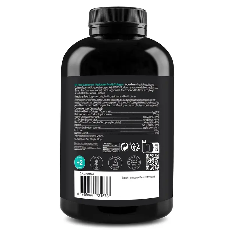 Zenement Hyaluronic Acid & Collagen, 150 capsules