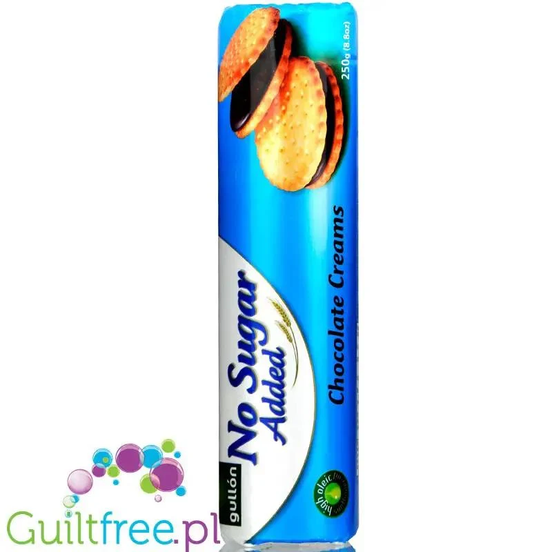 Gullón ZERO Chocolate Creams - markizy bez cukru z kremem czekoladowym
