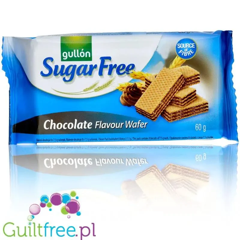 Gullón ZERO Wafer Chocolate - wegańskie wafelki bez cukru z kremem kakaowym