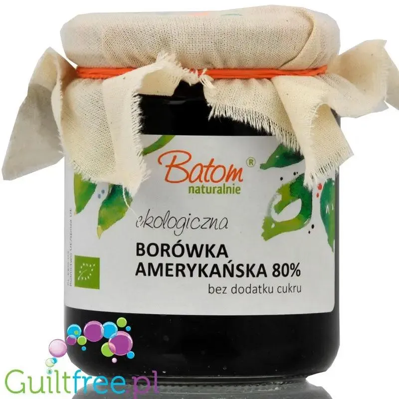 Batom, ekologiczny dżem borówkowy bez dodatku cukru