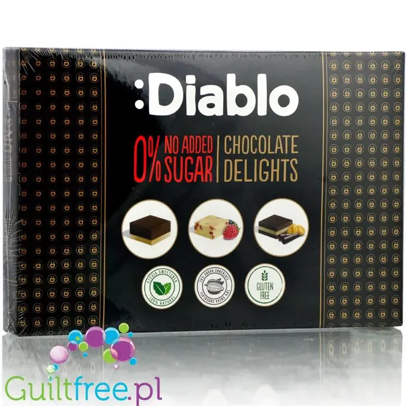 Diablo Chocolate Delights pralinki czekoladowe bez cukru ze stewią