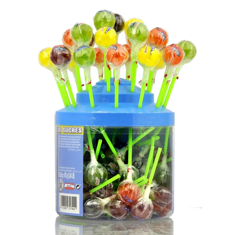 Space Chupi Zero - lizaki bez cukru, 5 smaków, display 50 sztuk
