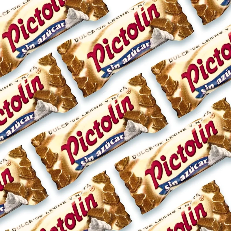 Pictolin Caramels de Dulce de Leche 65g - śmietankowo-toffee cukierki bez cukru