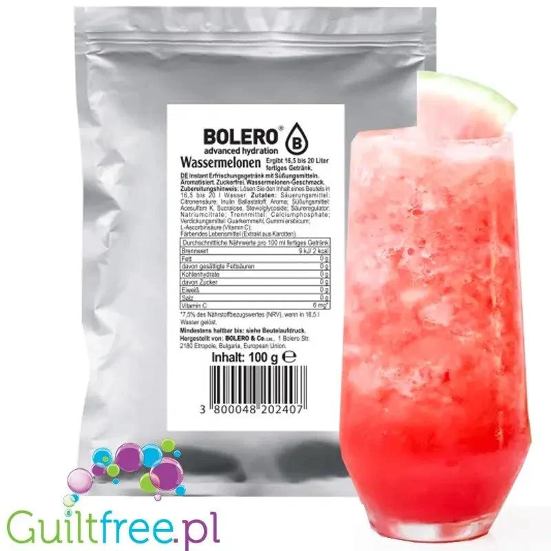 Bolero Drink XXL Arbuz ze stewią, mix na 20 litrów