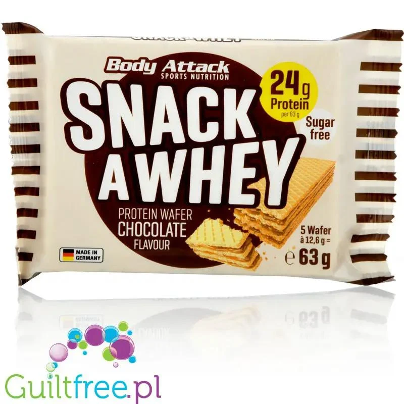 Body Attack Snack a Whey wafelki białkowe z kremem czekoladowym