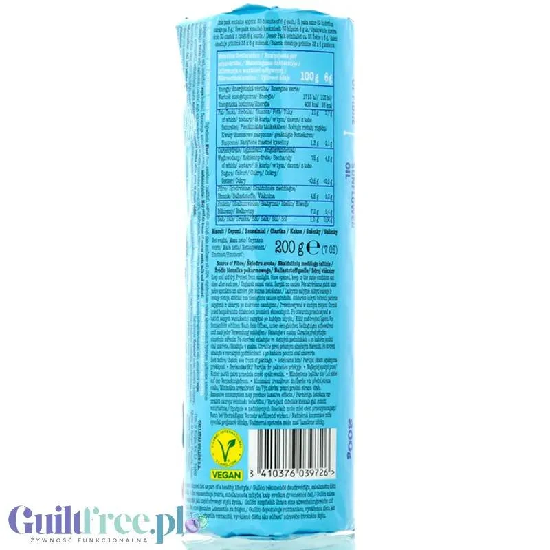 Gullón ZERO Maria Sugar Free - klasyczne kruche waniliowe herbatniki bez cukru