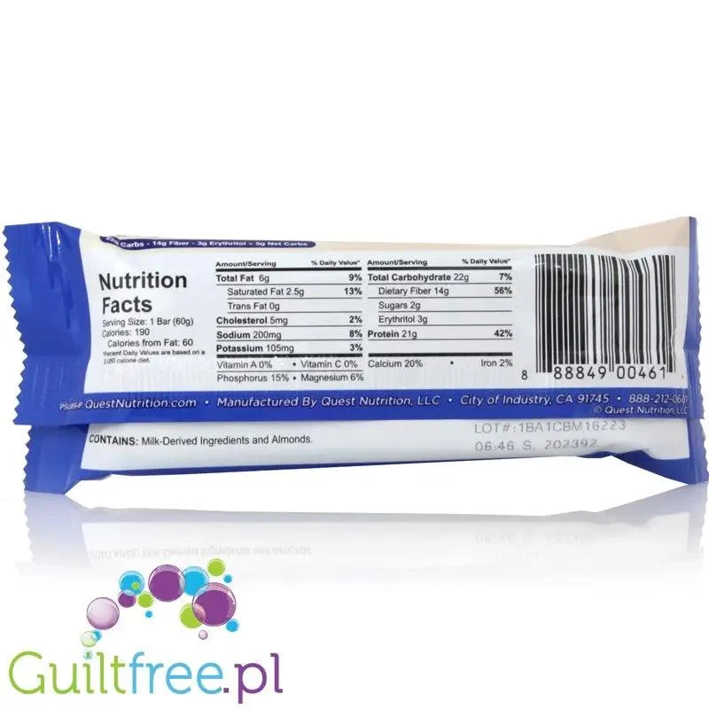 Quest Bar Blueberry Muffin pudełko x 12 batonów