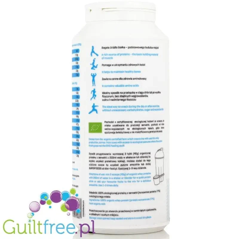 Diet Food Bio Whey organiczne białko serwatkowe 0,5kg