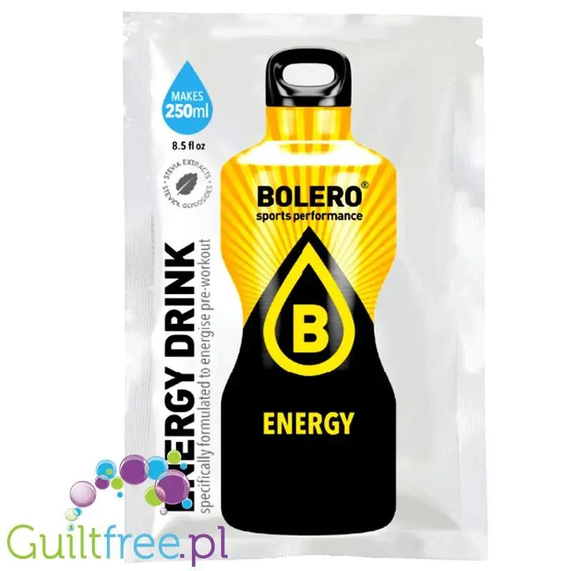 Bolero Drink Energy 6kcal - napój energetyczny bez cukru