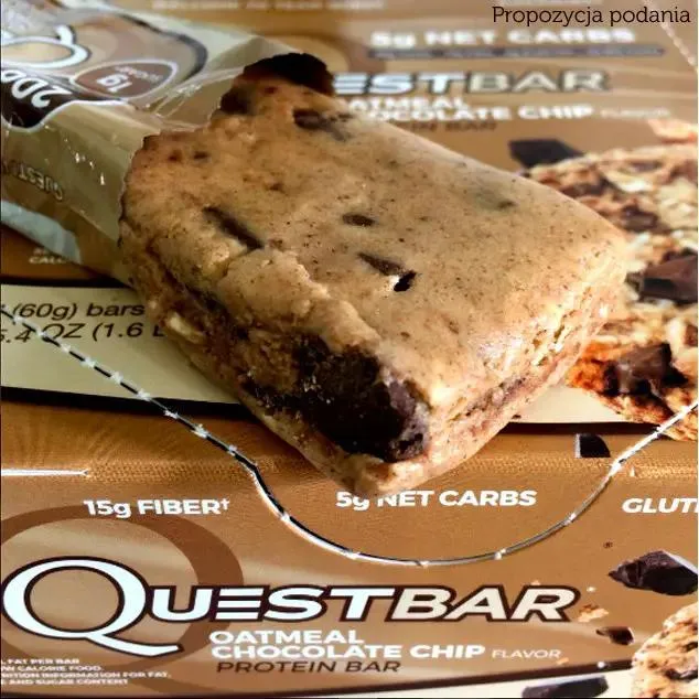 Quest Bar Oatmeal Chocolate Chip - baton proteinowy PUDEŁKO x 12 SZTUK