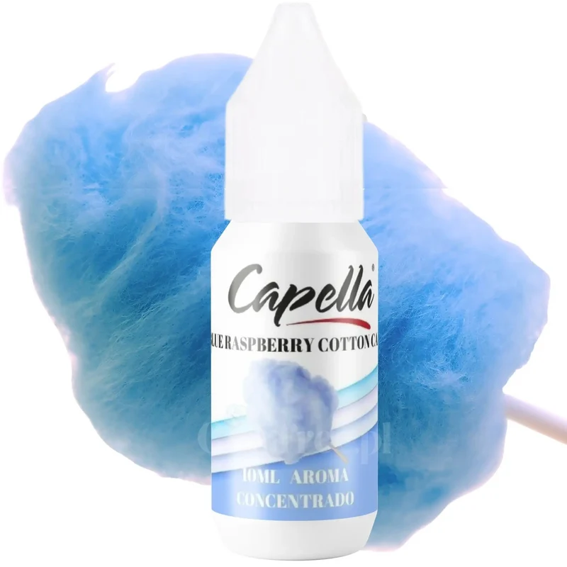 Capella Blue Raspberry Cotton Candy, Wata Cukrowa - skoncentrowany aromat spożywczy bez cukru i bez tłuszczu