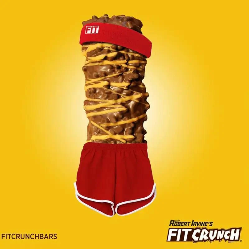 Fit Crunch Peanut Butter XXL - gogantyczny baton 30g białka, Masło Orzechowe