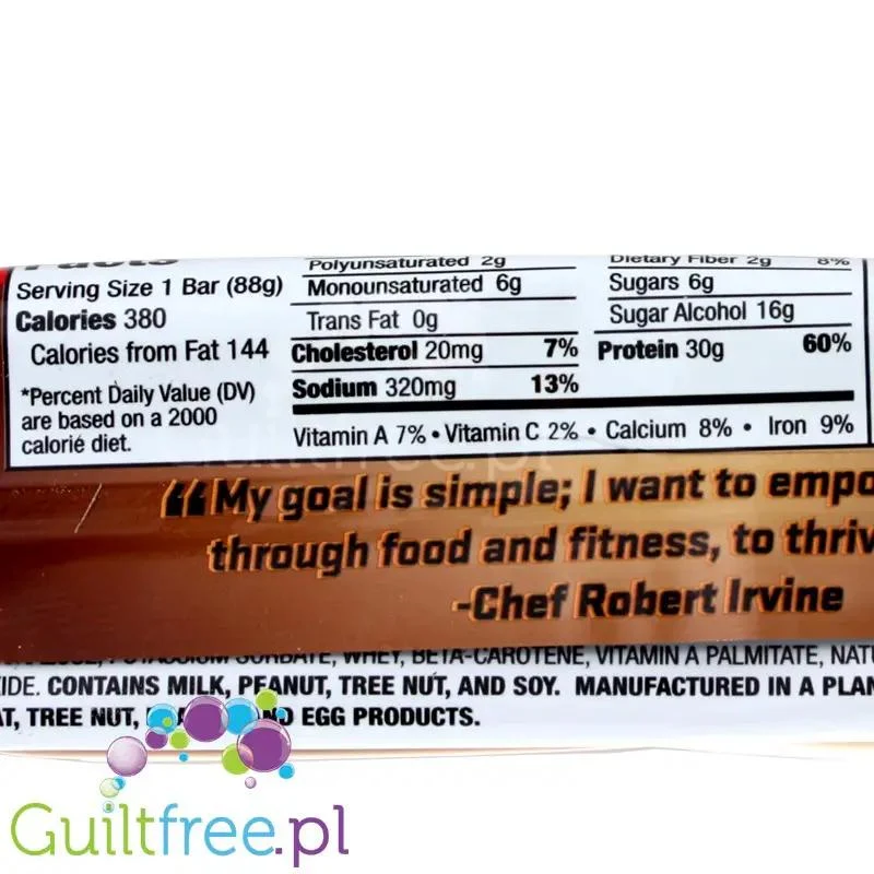 Fit Crunch Chocolate Chip Cookie Dough XXL - baton 30g białka, Kruche Ciastka & Czekolada