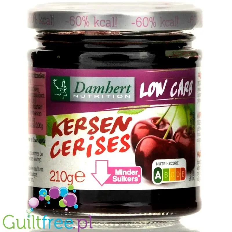 Damhert Low Carb wiśniowy dżem bez dodatku cukru