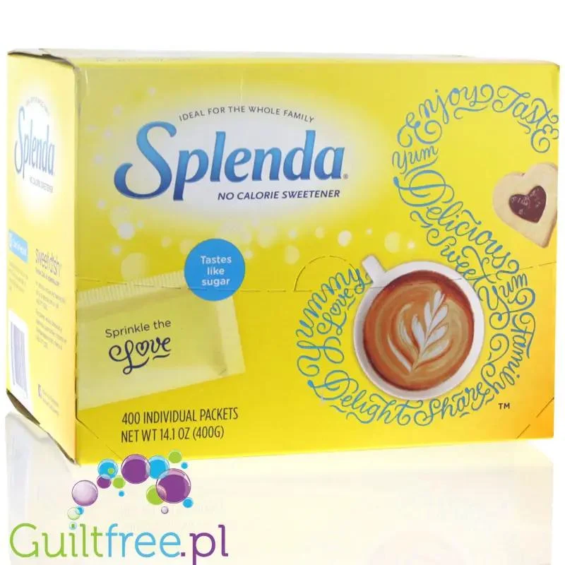 Splenda USA w saszetkach, pudełko 400 saszetek