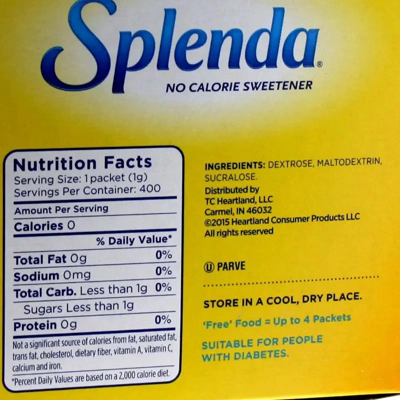 Splenda USA w saszetkach, pudełko 400 saszetek