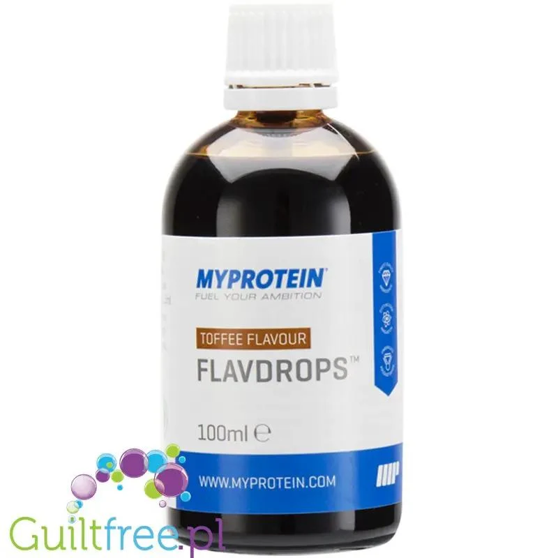 MyProtein FlavDrops Toffee 50ml - aromat spożywczy Tofi