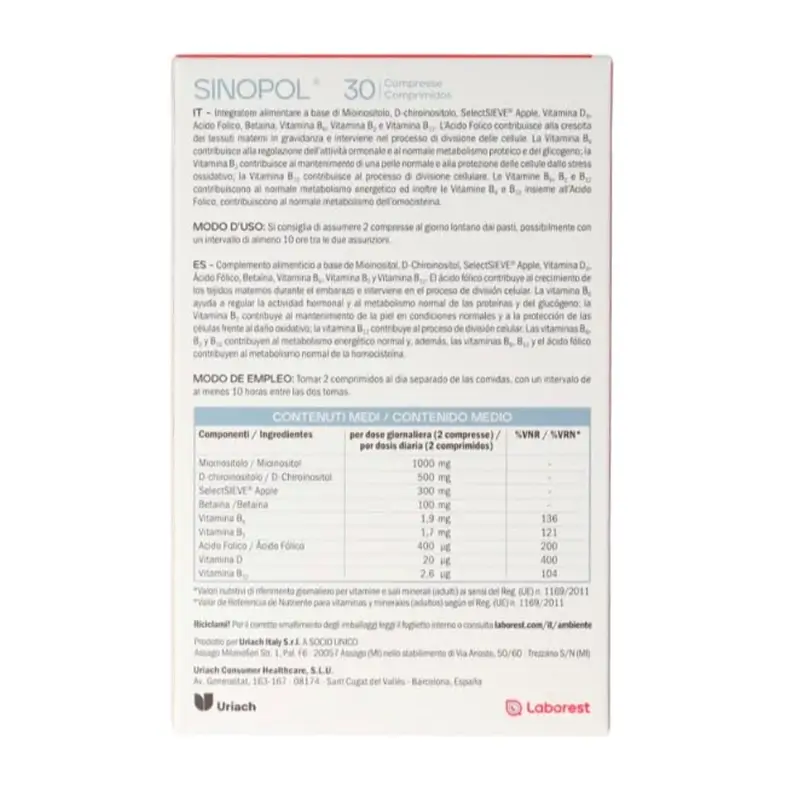 Sinopol , 2X30 Tablets