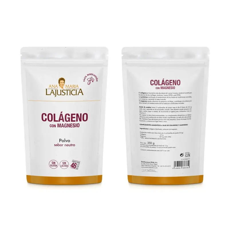 Ana Maria Lajusticia Collagen With Magnesium Doypack , 350 grams