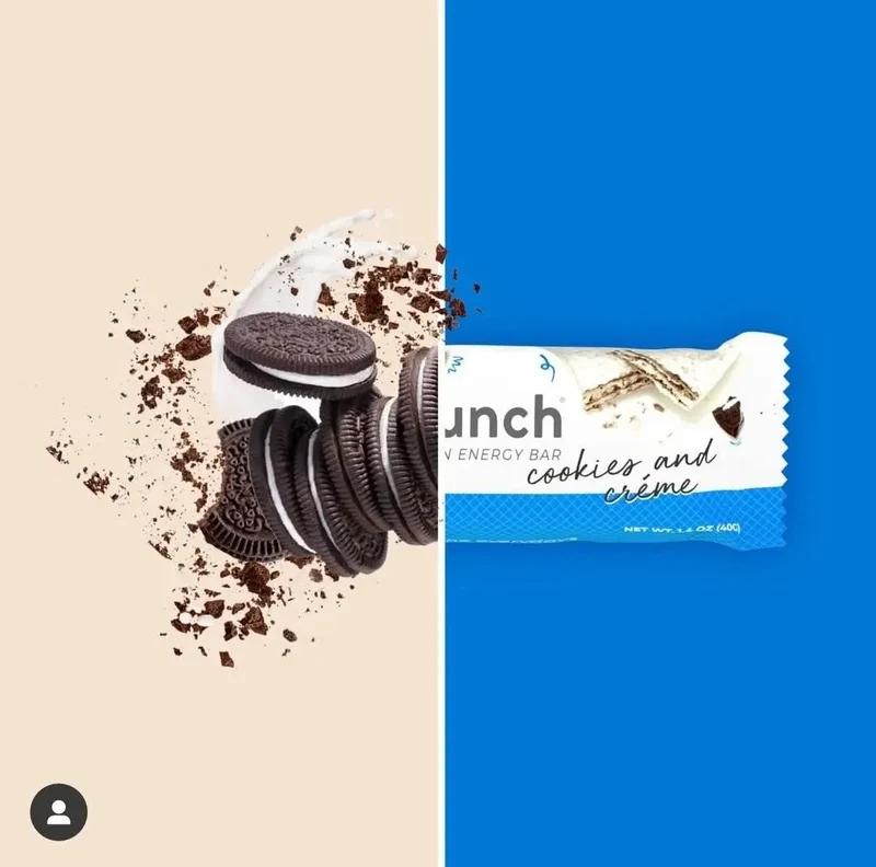 Power Crunch Cookies & Creme PUDEŁKO x 12 SZT - proteinowy wafelek ze stewią