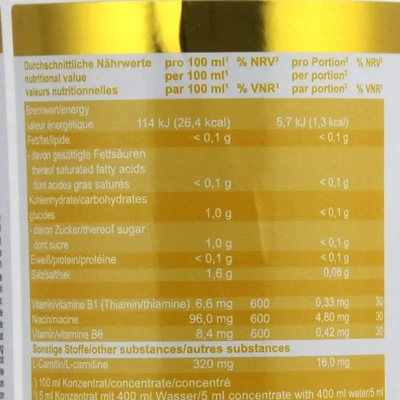 Vital Drink Ananas koncentrat bez cukru do przygotowania 80L napoju, L-karnityna i witaminy