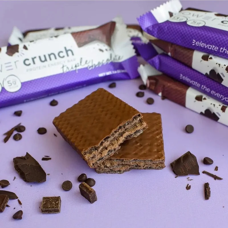 Power Crunch Triple Chocolate - proteinowy wafelek ze stewią 13g białka