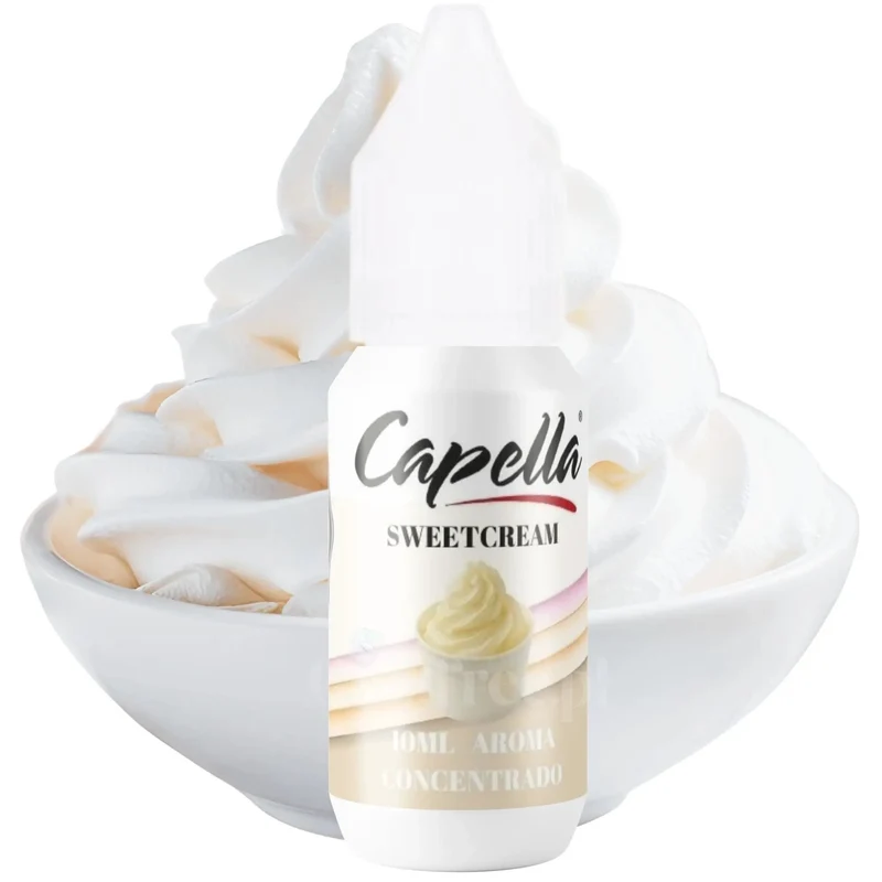 Capella Sweet Cream - skoncentrowany śmietankowy aromat bez cukru i bez tłuszczu