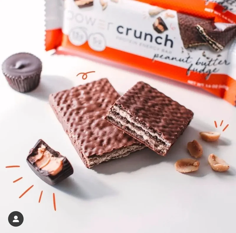 Power Crunch Peanut Butter Fudge - wafelek proteinowy ze stewią, Krówka, Czekolada & Masło Orzechowe