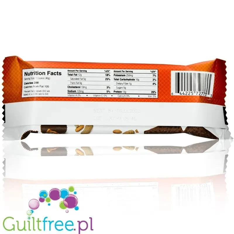 Power Crunch Peanut Butter Fudge - wafelek proteinowy ze stewią, Krówka, Czekolada & Masło Orzechowe