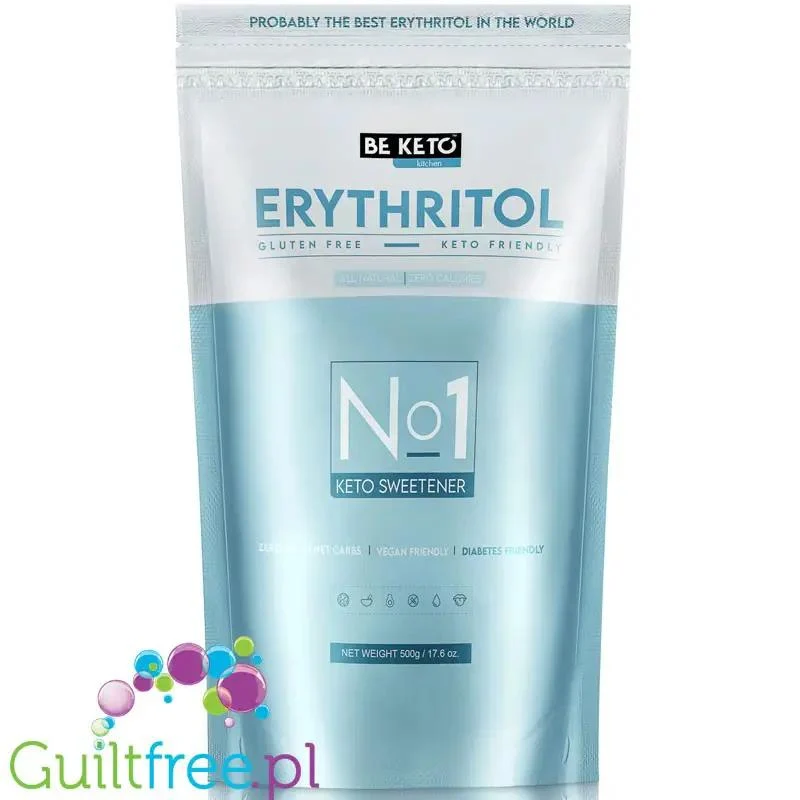 BeKeto Erytrol 0,5KG - naturalny słodzik bez kalorii, 0 IG