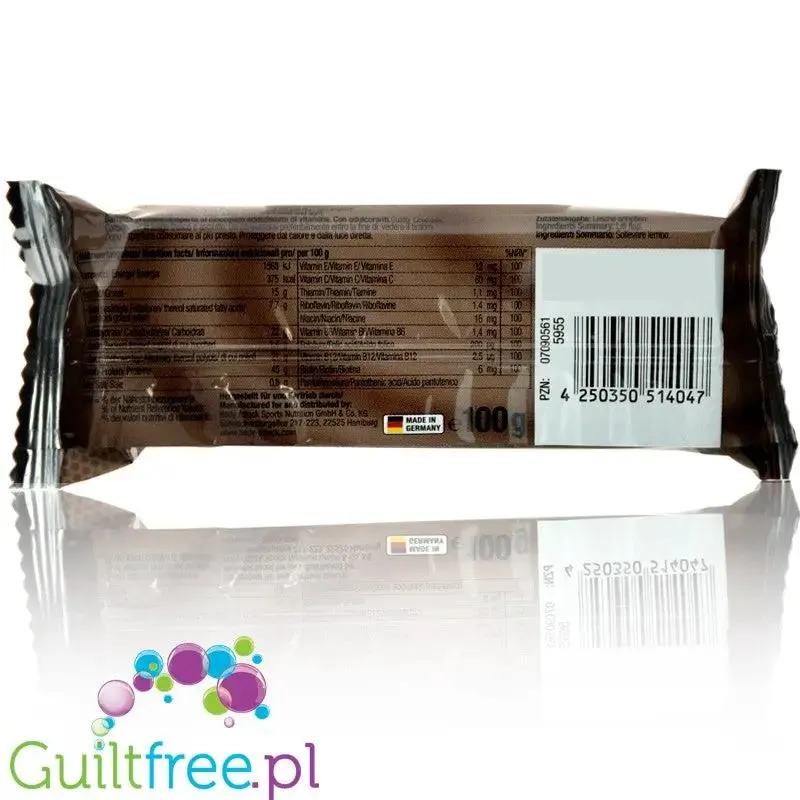 Carb Control Crunchy Chocolate - wielki sycący baton 45g białka