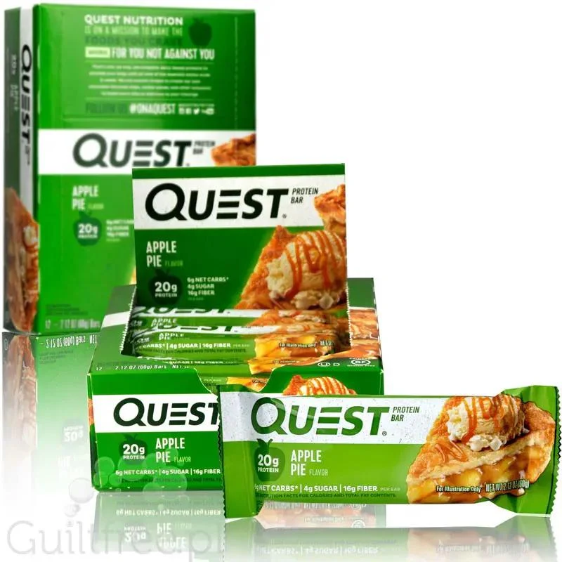 Quest Bar Apple Pie PUDEŁKO X 12 SZTUK
