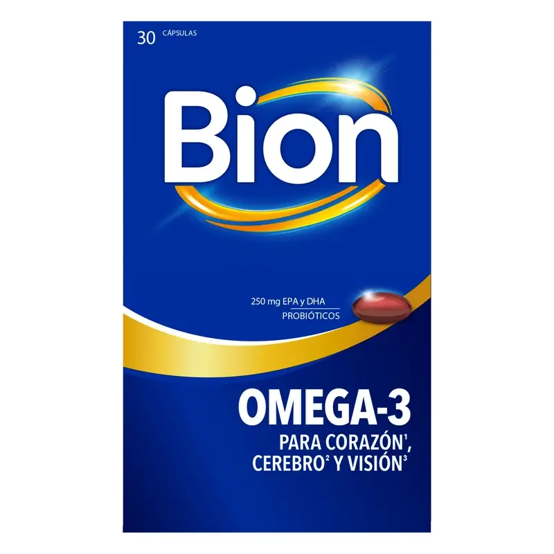 Bion3 Omega-3 With Probiotics, 30 capsules
