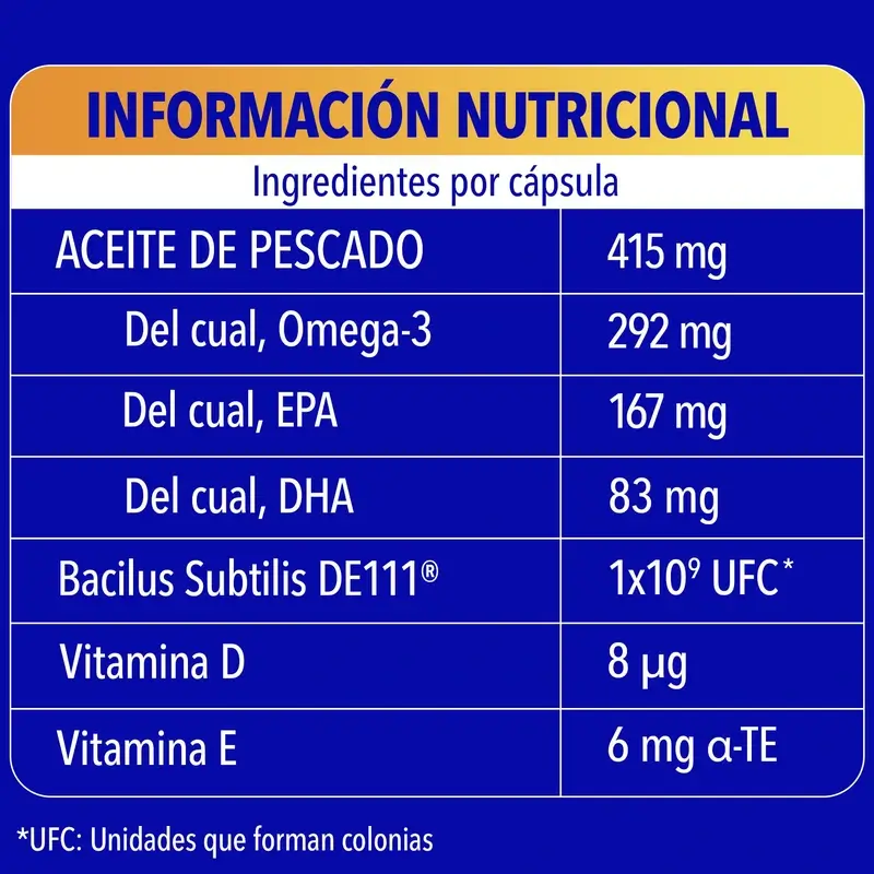 Bion3 Omega-3 With Probiotics, 30 capsules