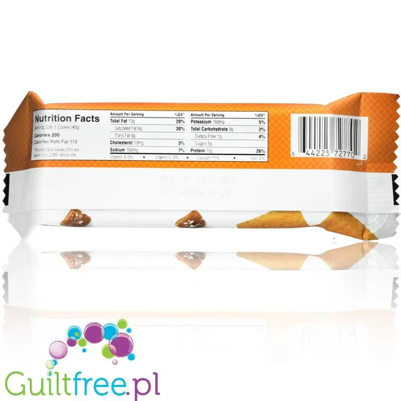 Power Crunch Salted Caramel - proteinowy wafelek ze stewią