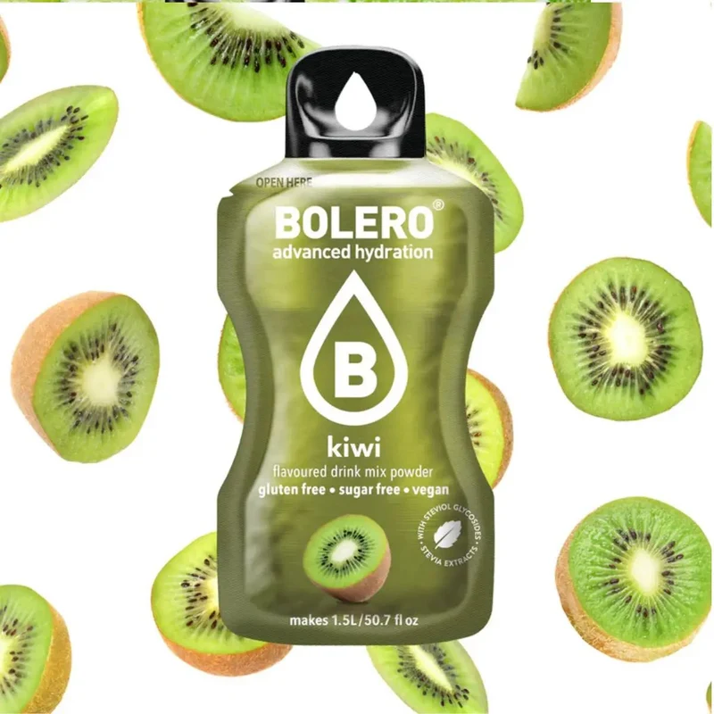 Bolero Drink Kiwi 9g - saszetka do napojów bez cukru ze stewią, Kiwi