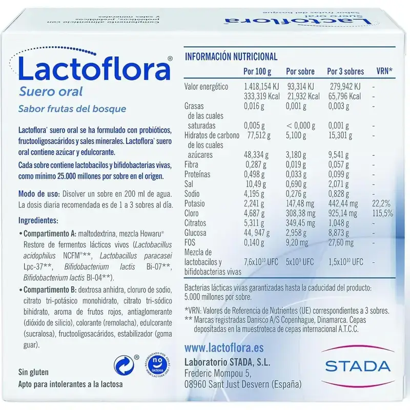 Lactoflora Oral Serum, 2X6 Envelopes