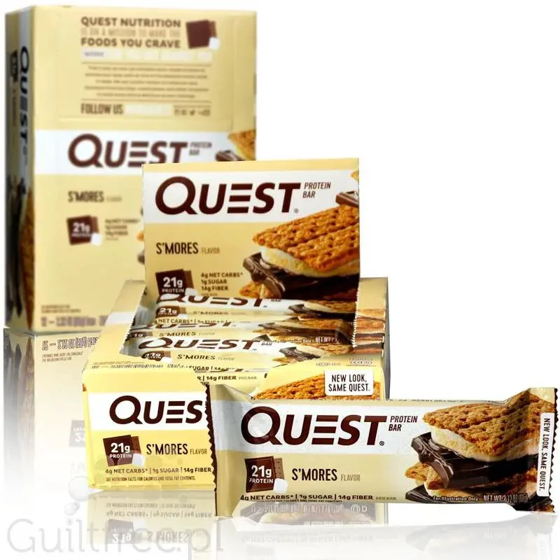 Quest Bar S'mores PUDEŁKO x 12 SZTUK