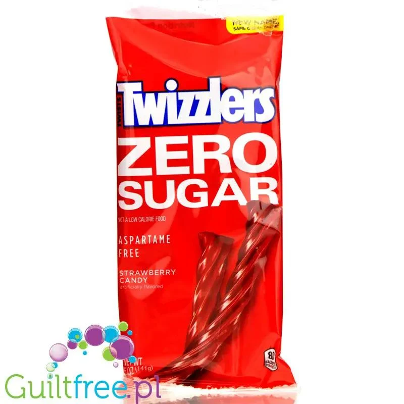 Hershey's Twizzlers - lukrecja truskawkowa bez cukru, miękkie spiralki